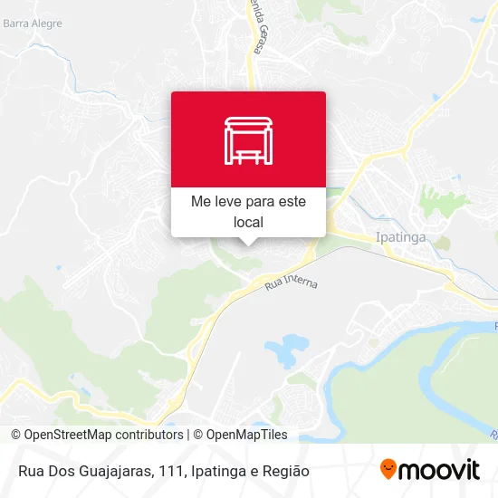 Rua Dos Guajajaras, 111 mapa