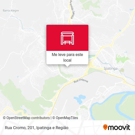 Rua Cromo, 201 mapa