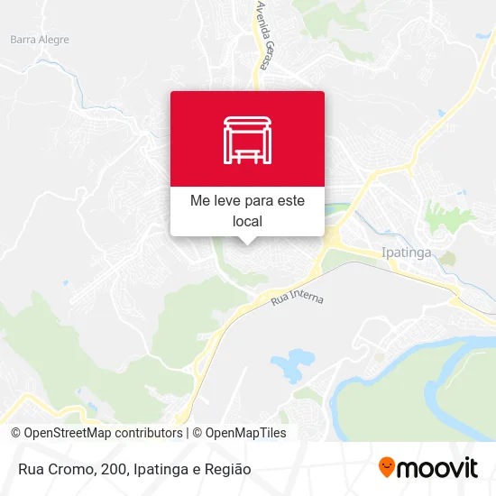 Rua Cromo, 200 mapa
