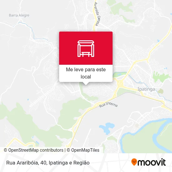 Rua Araribóia, 40 mapa