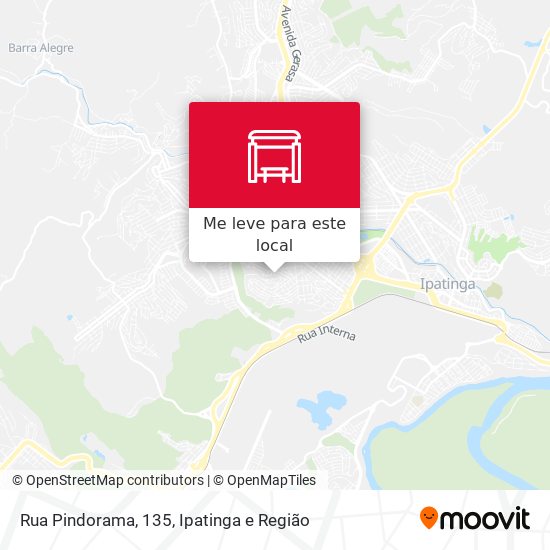 Rua Pindorama, 135 mapa