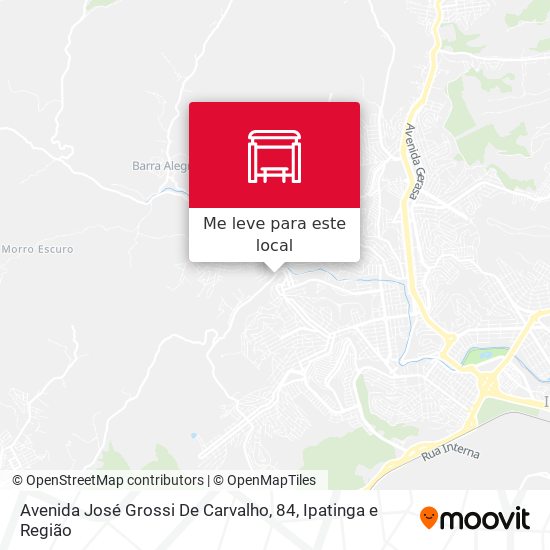 Avenida José Grossi De Carvalho, 84 mapa