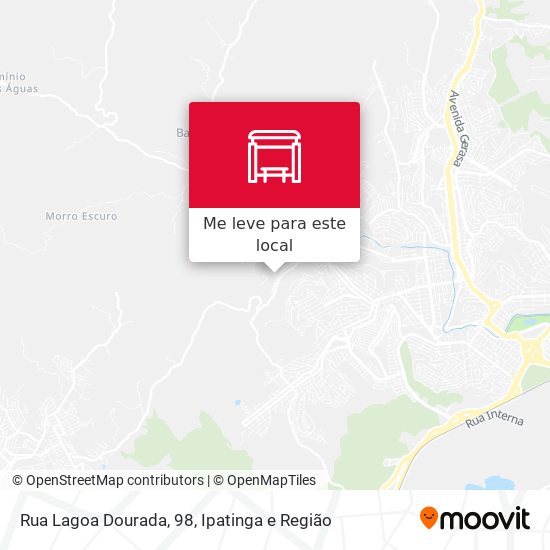 Rua Lagoa Dourada, 98 mapa