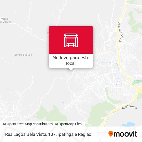 Rua Lagoa Bela Vista, 107 mapa