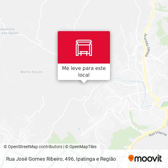 Rua José Gomes Ribeiro, 496 mapa