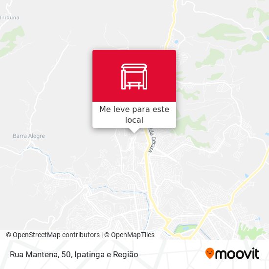 Rua Mantena, 50 mapa