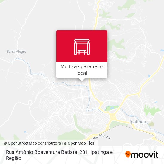 Rua Antônio Boaventura Batista, 201 mapa