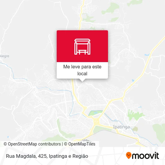 Rua Magdala, 425 mapa