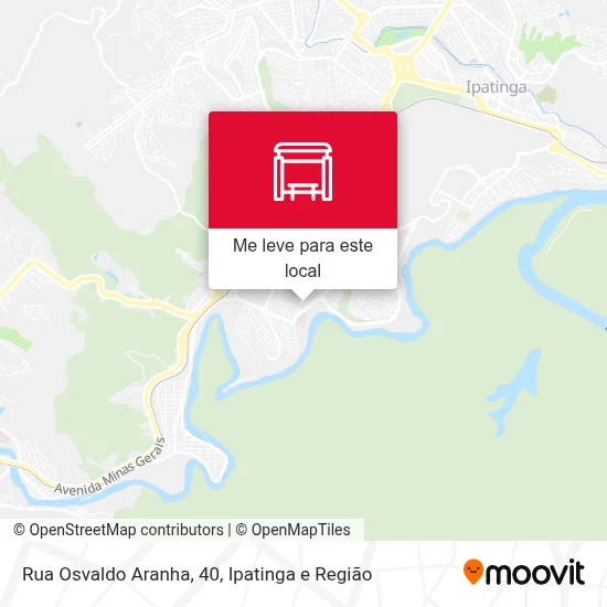 Rua Osvaldo Aranha, 40 mapa