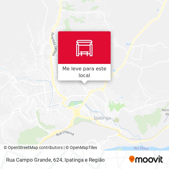 Rua Campo Grande, 624 mapa