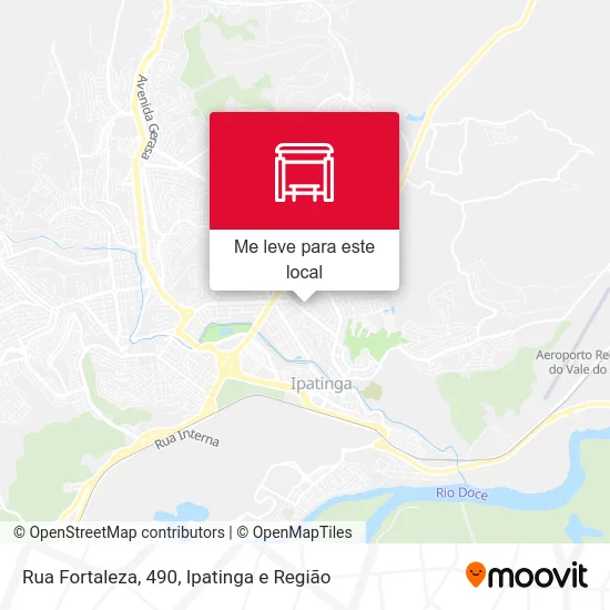 Rua Fortaleza, 490 mapa