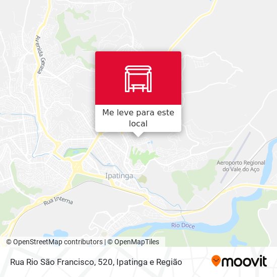 Rua Rio São Francisco, 520 mapa