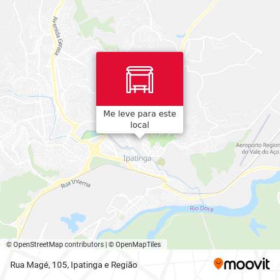 Rua Magé, 105 mapa