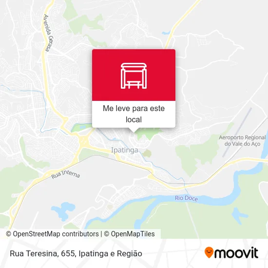 Rua Teresina, 655 mapa