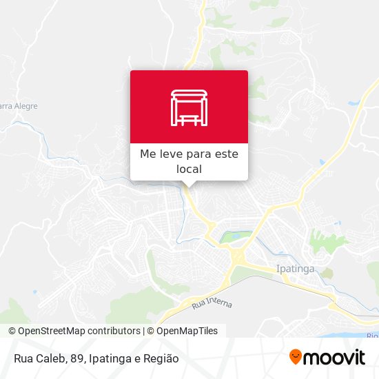 Rua Caleb, 89 mapa