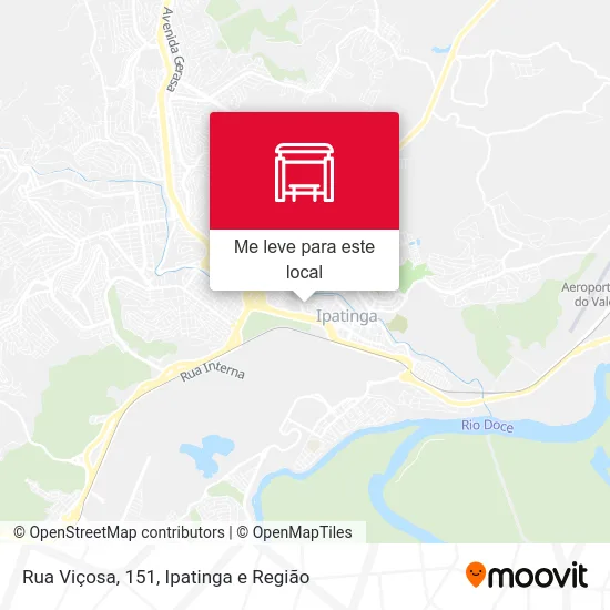 Rua Viçosa, 151 mapa