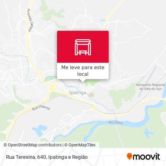 Rua Teresina, 640 mapa