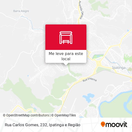 Rua Carlos Gomes, 232 mapa