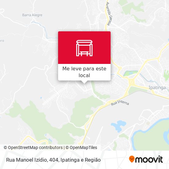 Rua Manoel Izídio, 404 mapa