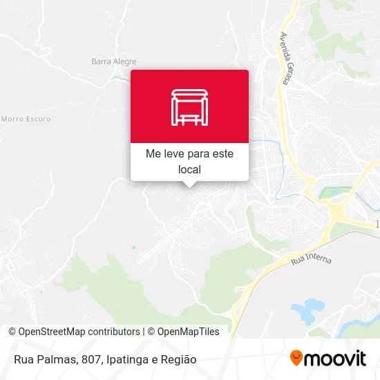 Rua Palmas, 807 mapa