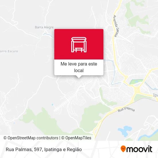Rua Palmas, 597 mapa