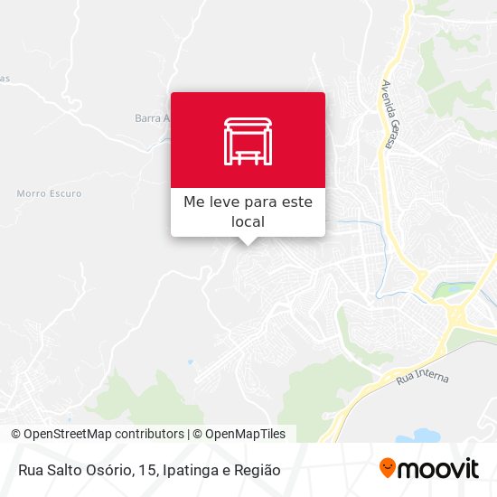 Rua Salto Osório, 15 mapa