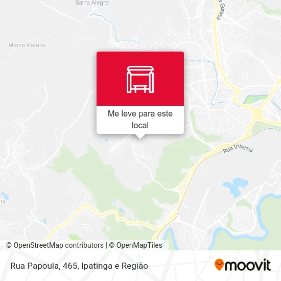 Rua Papoula, 465 mapa