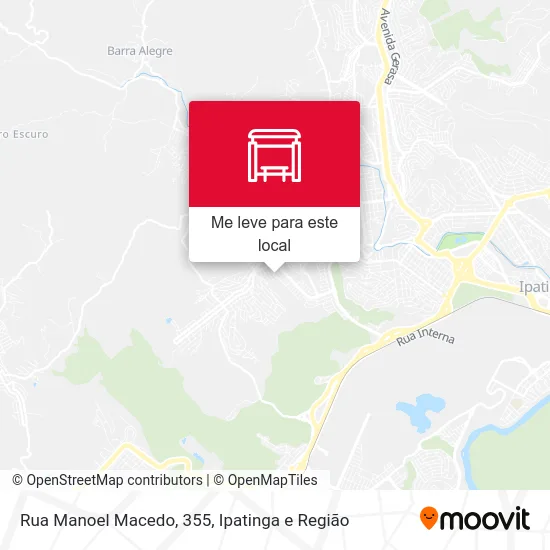 Rua Manoel Macedo, 355 mapa