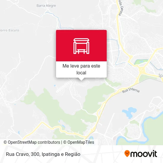 Rua Cravo, 300 mapa