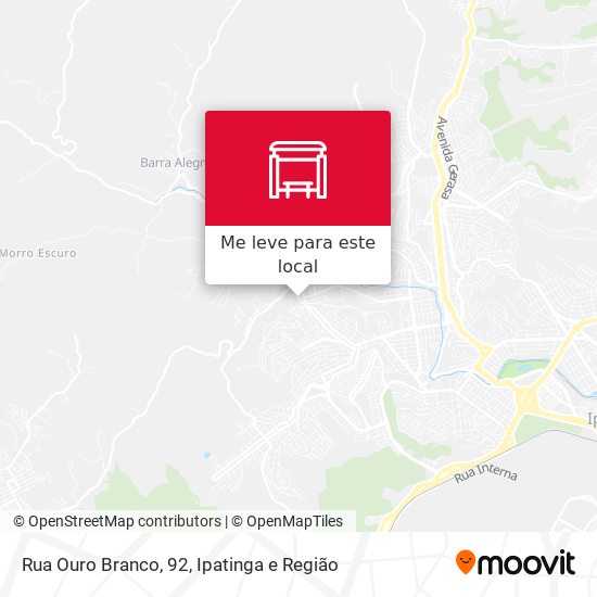 Rua Ouro Branco, 92 mapa