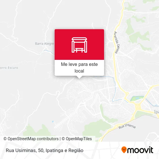 Rua Usiminas, 50 mapa