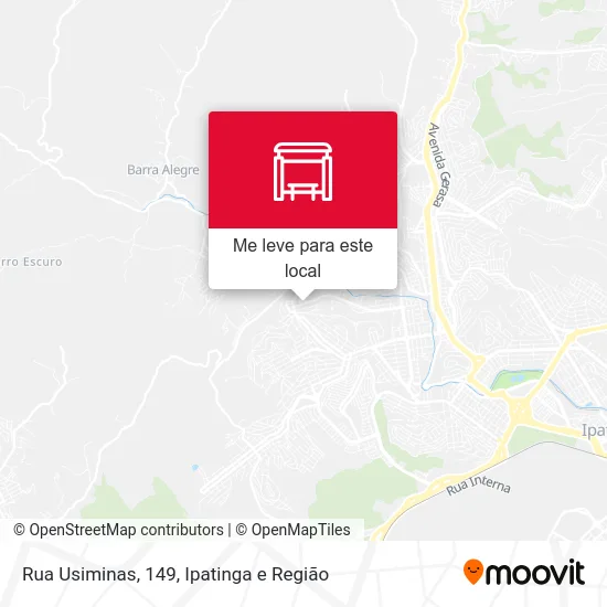 Rua Usiminas, 149 mapa