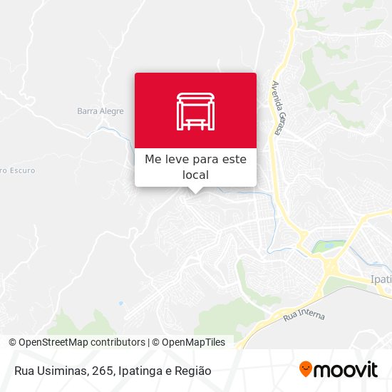 Rua Usiminas, 265 mapa