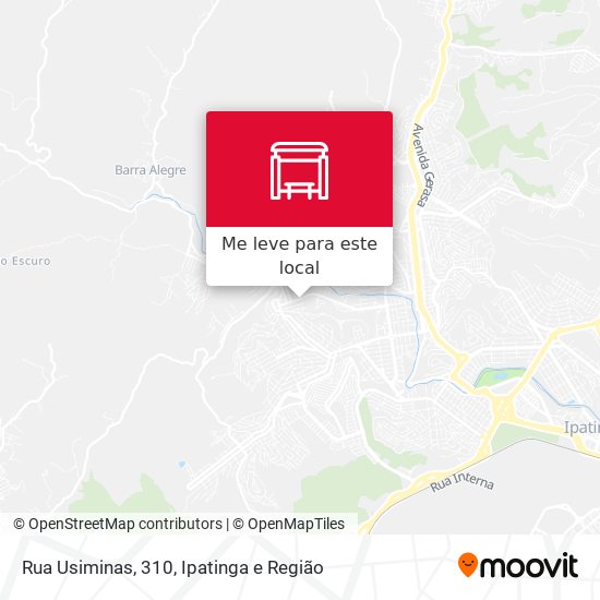 Rua Usiminas, 310 mapa