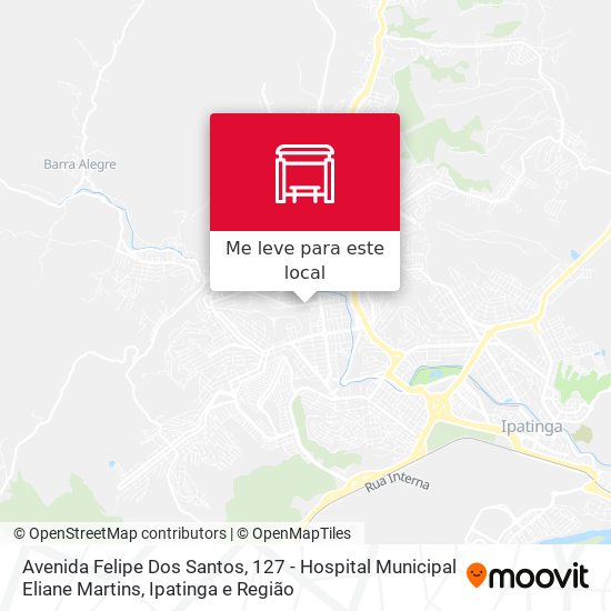 Avenida Felipe Dos Santos, 127 - Hospital Municipal Eliane Martins mapa