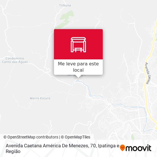 Avenida Caetana América De Menezes, 70 mapa