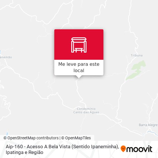 Aip-160 - Acesso A Bela Vista (Sentido Ipaneminha) mapa