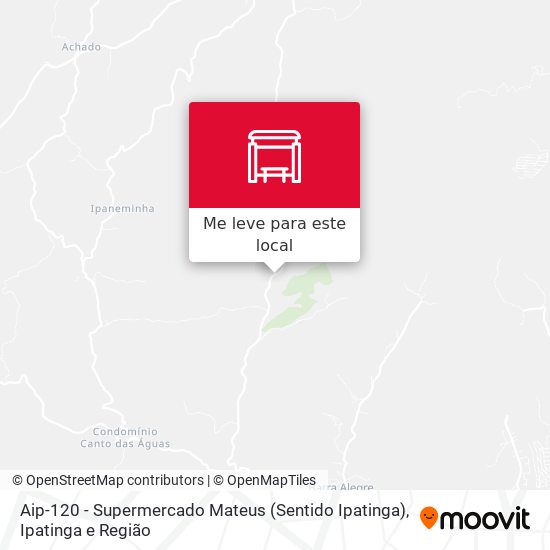 Aip-120 - Supermercado Mateus (Sentido Ipatinga) mapa