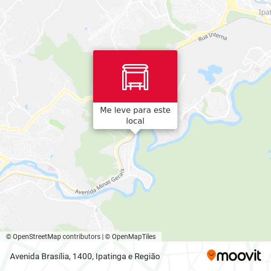 Avenida Brasília, 1400 mapa