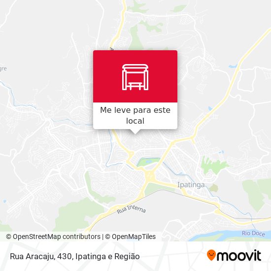 Rua Aracaju, 430 mapa