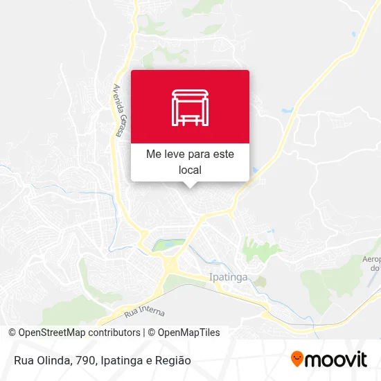 Rua Olinda, 790 mapa