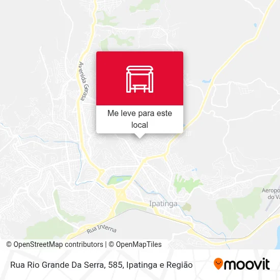 Rua Rio Grande Da Serra, 585 mapa