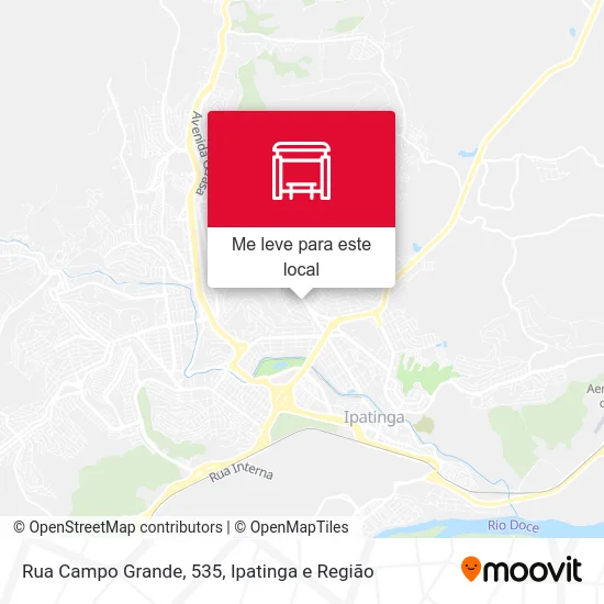 Rua Campo Grande, 535 mapa