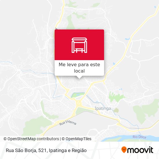 Rua São Borja, 521 mapa