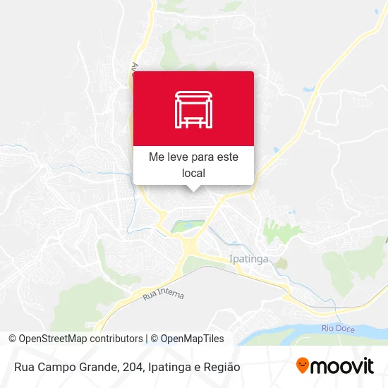 Rua Campo Grande, 204 mapa