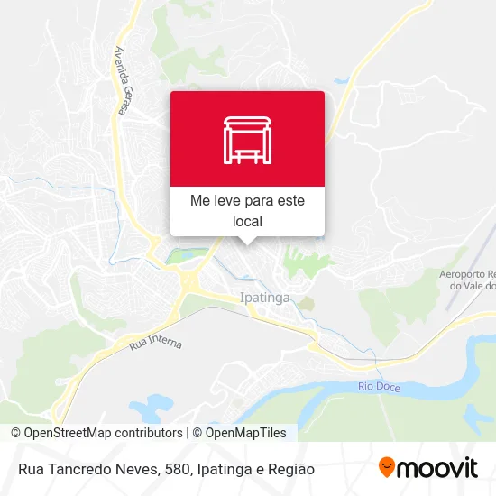 Rua Tancredo Neves, 580 mapa