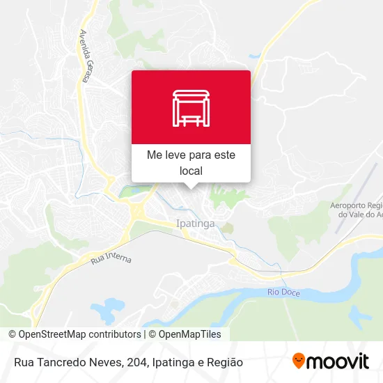 Rua Tancredo Neves, 204 mapa