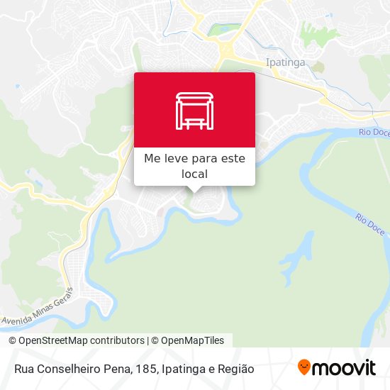 Rua Conselheiro Pena, 185 mapa