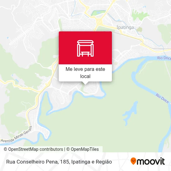 Rua Conselheiro Pena, 185 mapa