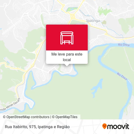 Rua Itabirito, 975 mapa
